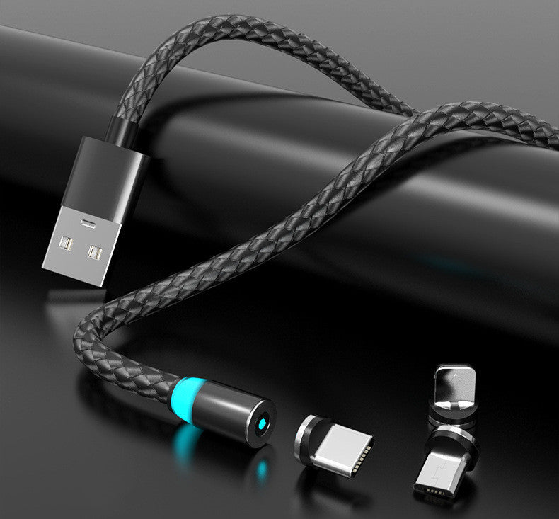 Compatible with Apple , Magnetic Data Cable Breathing Light Magnetic Mobile Phone Charging Cable